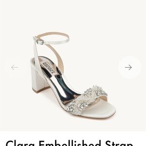 Badgley Mischka Women's Pearl & Crystal Embellished Heels